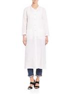 Eileen Fisher Mandarin Organic Linen Long Tunic
