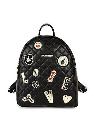Love Moschino Patchwork Backpack