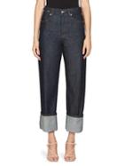 Dries Van Noten Slouchy Cropped Jeans