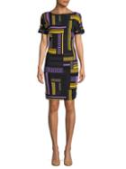 Versace Collection Printed Mini Dress