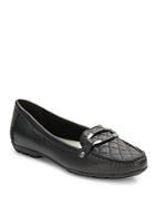 Anne Klein New York Occupy Quilted Leather Loafers