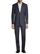 Saks Fifth Avenue Made In Italy Tailored-fit Wool & Silk-blend Suit