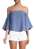 Milly Cady Rosa Off-the-shoulder Top