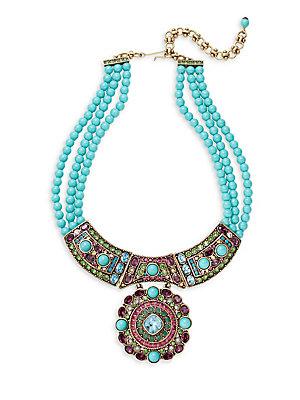 Heidi Daus Turquoise Crystals Necklace