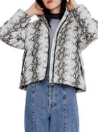 Noize Outerwear Co. Python-print Puffer Jacket