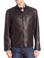 Andrew Marc Leather Moto Jacket