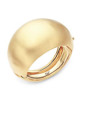 Diane Von Furstenberg Dome Bubble Gold-plated Cuff Bracelet