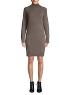 Saks Fifth Avenue Mockneck Cashmere Sweater Dress