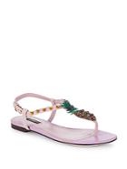 Dolce & Gabbana Pineapple Thong Sandals