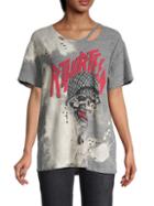 R13 Distressed Graphic Cotton Tee