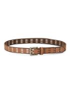 Frye Perforated Leather Belt