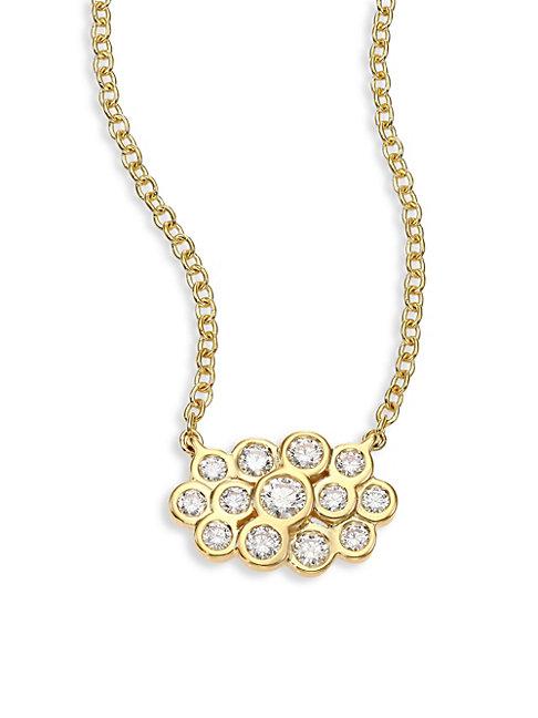 Ippolita Glamazon&reg; Stardust Triple Petite Diamond & 18k Yellow Gold Pendant Necklace