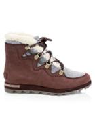 Sorel Sneakchic Alpine Shearling & Leather Boots