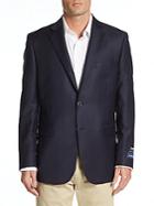 Saks Fifth Avenue Made In Italy Slim-fit Wool Sportcoat