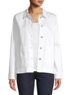 Eileen Fisher Organic Cotton Denim Jacket