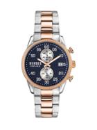 Versus Versace Shoreditch Two-tone Stainless Steel Bracelet Chronograph Watch