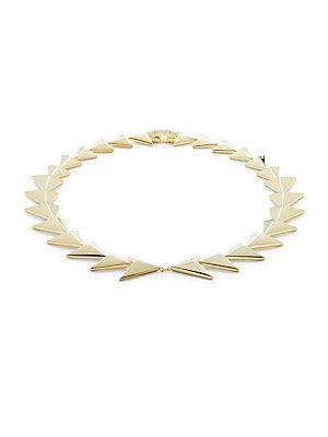 Noir 14k Gold-plated Triangle Bracelet