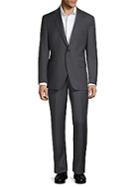 Saks Fifth Avenue Made In Italy Textured Wool Suit