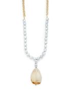 Saks Fifth Avenue Long Beaded Pendant Necklace- 32in