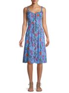Astr The Label Floral-print Ruffled Sundress