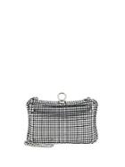 Halston Heritage Leather & Link Chain Convertible Clutch