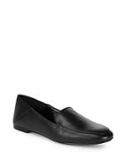 Saks Fifth Avenue Collapse Leather Flats