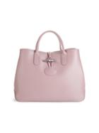 Longchamp Roseau Leather Top Handle Bag