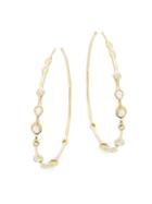 Ippolita Glamazon 18k Yellow Gold & Diamond Hoop Earrings