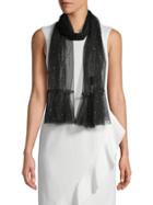 Saachi Embellished Mesh Scarf