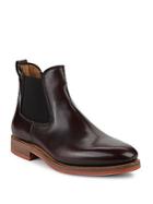 Salvatore Ferragamo Slip-on Leather Chelsea Boots