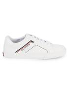 Tommy Hilfiger Logo Leather Sneakers