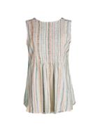 Beach Lunch Lounge Olympia Smocked & Striped Top