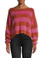 Free People Just My Stripe Pullover