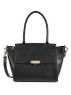 Versace Collection Large Winged Leather Satchel