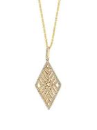 Effy Doro 14k Yellow Gold And Diamond Pendant Necklace