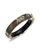 Alexis Bittar Crystal-accent Hinged Bracelet