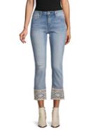 Driftwood Distressed Cropped Jeans
