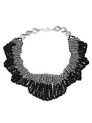 Pannee Two-tone Faceted Collar Necklace