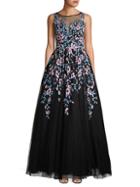 Basix Black Label Embroidered Floor-length Gown