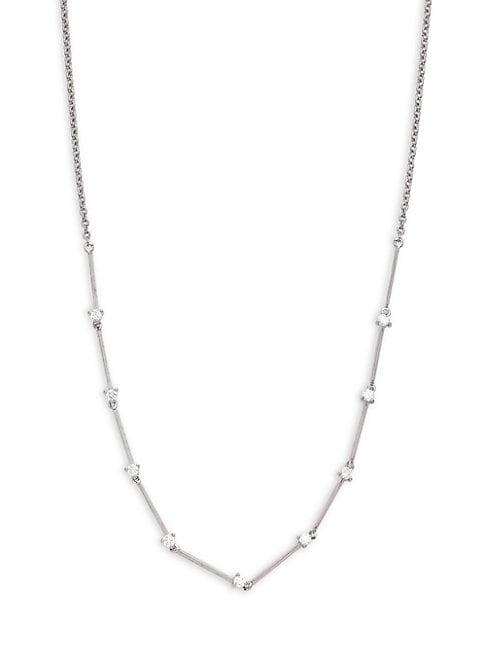 Hueb 18k White Gold & Diamond Necklace