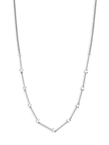 Hueb 18k White Gold & Diamond Necklace