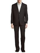Tommy Hilfiger Classic Fit Sharkskin Wool-blend Suit