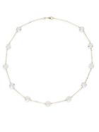 Saks Fifth Avenue White Topaz & 14k Yellow Gold Station Necklace