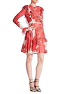 Giambattista Valli Ruffle Floral Dress