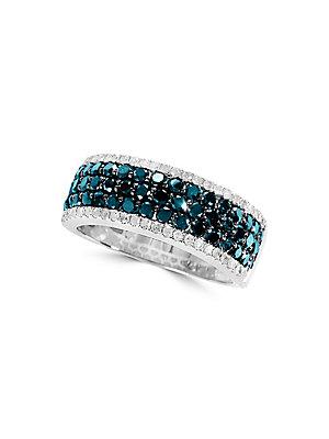 Effy Diamonds & 14k White Gold Ring