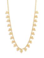 Freida Rothman Bindhi Crystal And Sterling Silver Fringe Necklace