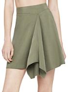 Bcbgeneration Asymmetrical Faux-wrap Mini Skirt