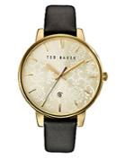 Ted Baker Kate Classic Round Leather Strap Analog Watch