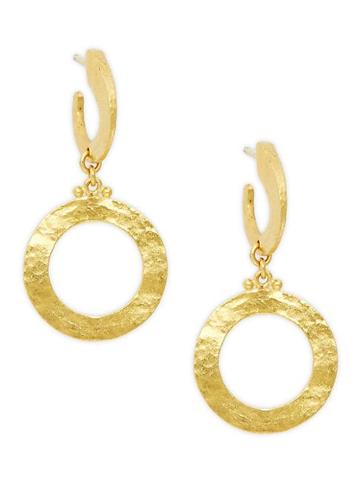 Gurhan Mango 24k Yellow Gold Linked Hoop Earrings