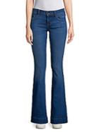 J Brand Mid-rise Flared Jeans